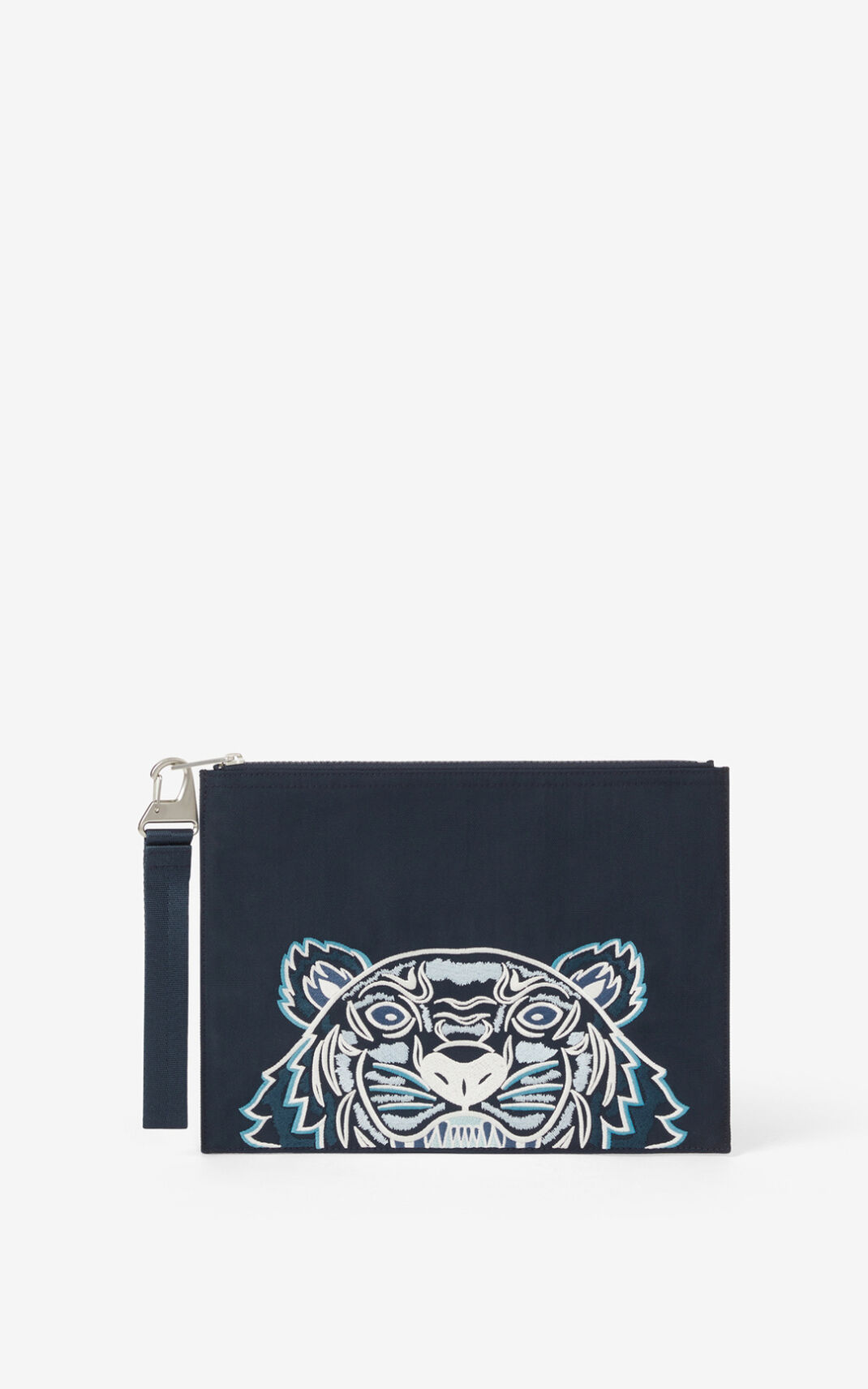 Kenzo Large canvas Kampus Tiger Moška Pisemska Torbica Modra SI-4731897